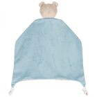 White & Blue Teddy Bear Baby Comforter, 1, hi-res