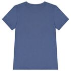 Boys Blue Teddy Bear Logo T-Shirt, 2, hi-res