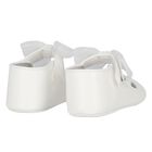Baby Girls Ivory Bow Pre Walker Shoes, 1, hi-res