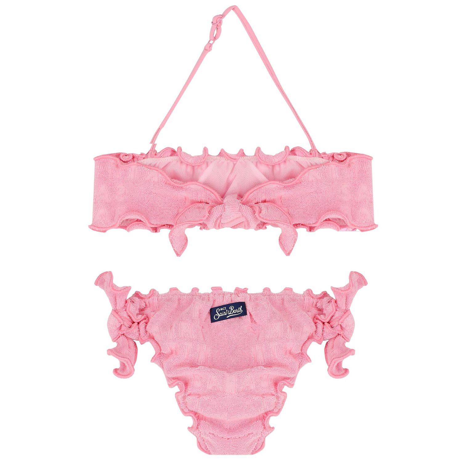 Girls Pink Logo Bikini, 1, hi-res image number null
