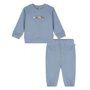 Younger Boys Blue Horse Logo Tracksuit
