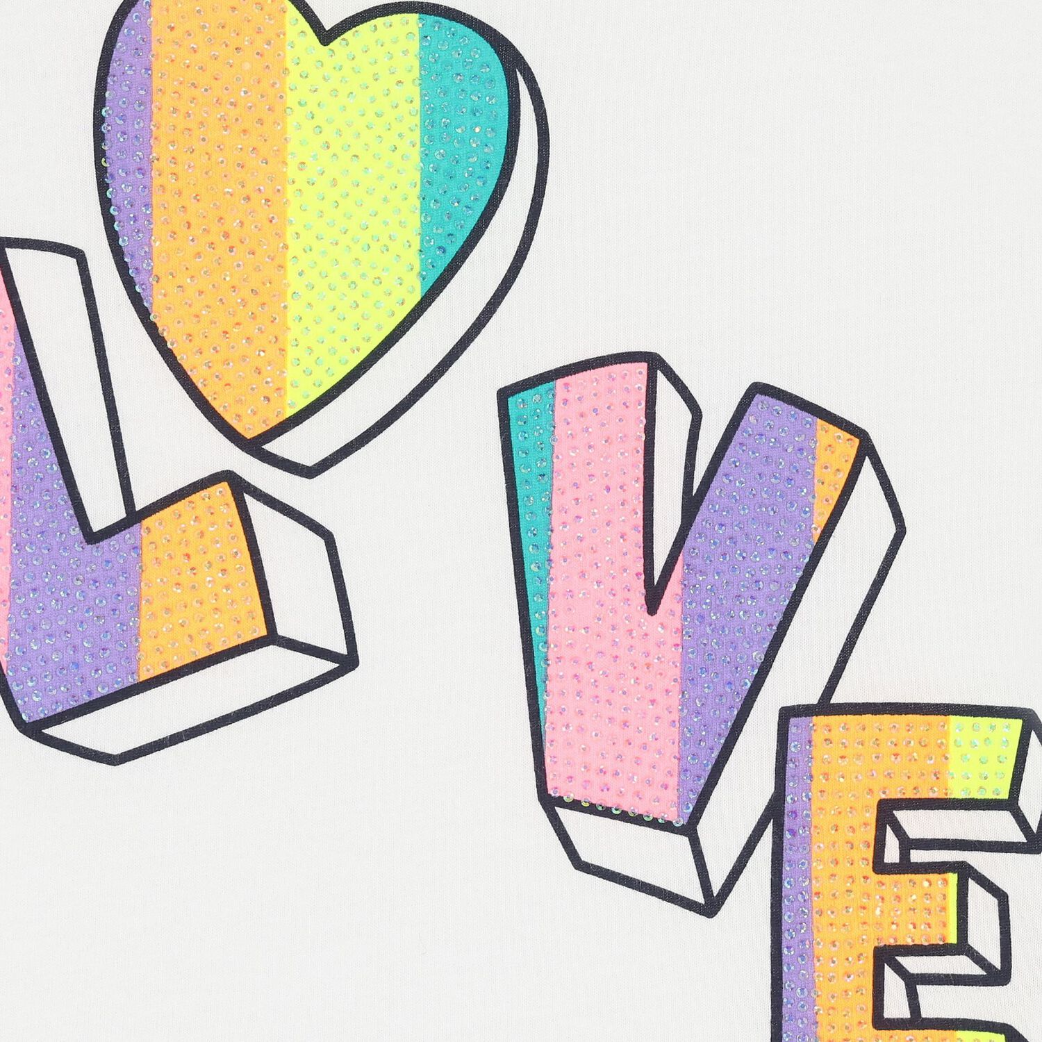 Girls White Embellished T-Shirt, 1, hi-res