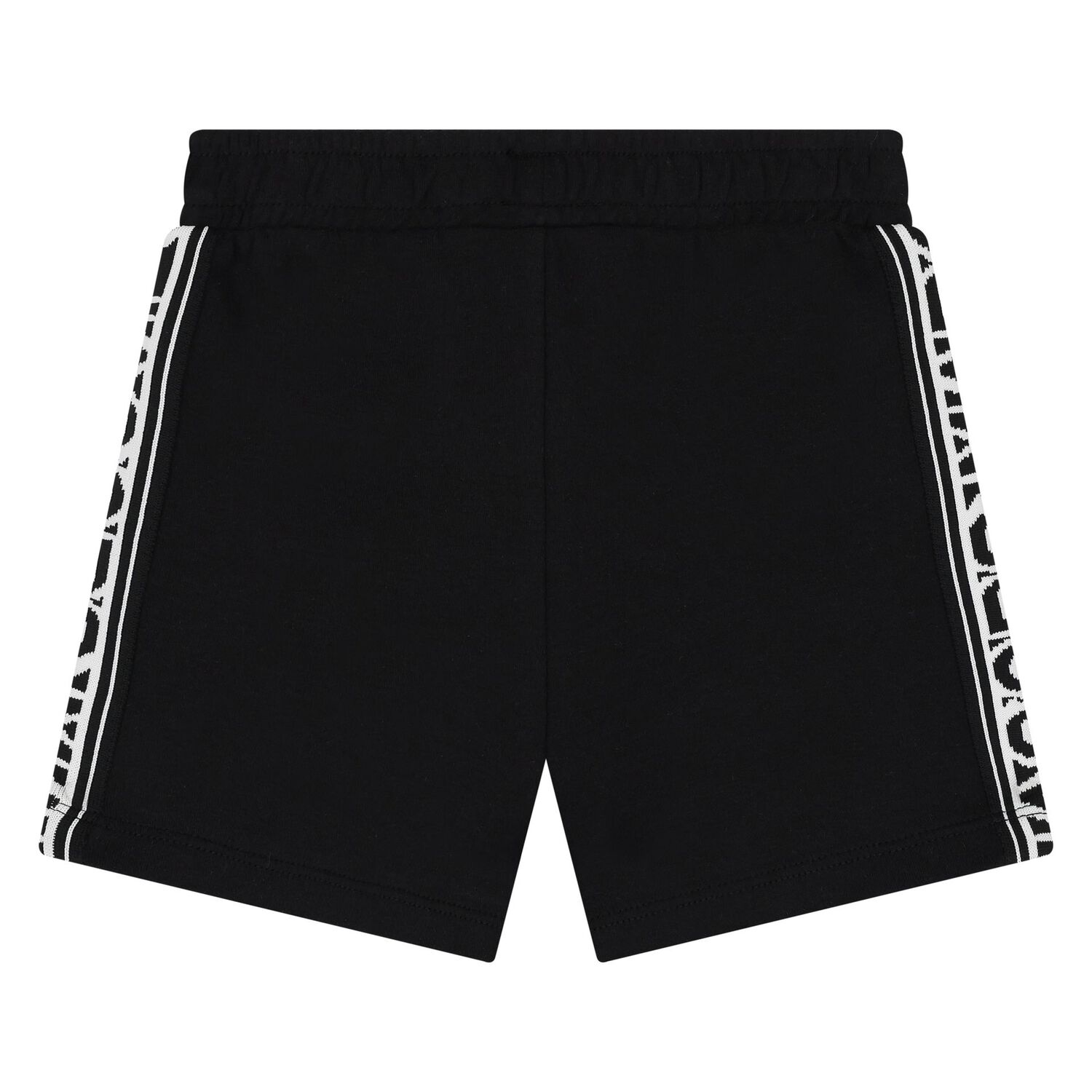 Younger Boys Blue & Black Logo Shorts Set, 1, hi-res