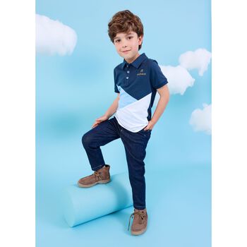 Boys Navy Blue Denim Jeans
