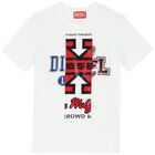 Boys White Logo T-Shirt, 1, hi-res