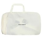 White & Black Logo Trainers, 2, hi-res