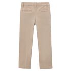 Boys Beige Trousers, 1, hi-res
