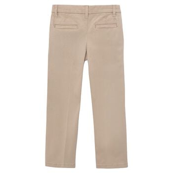 Boys Beige Trousers