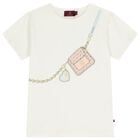 Girls Ivory Bag T-Shirt, 1, hi-res