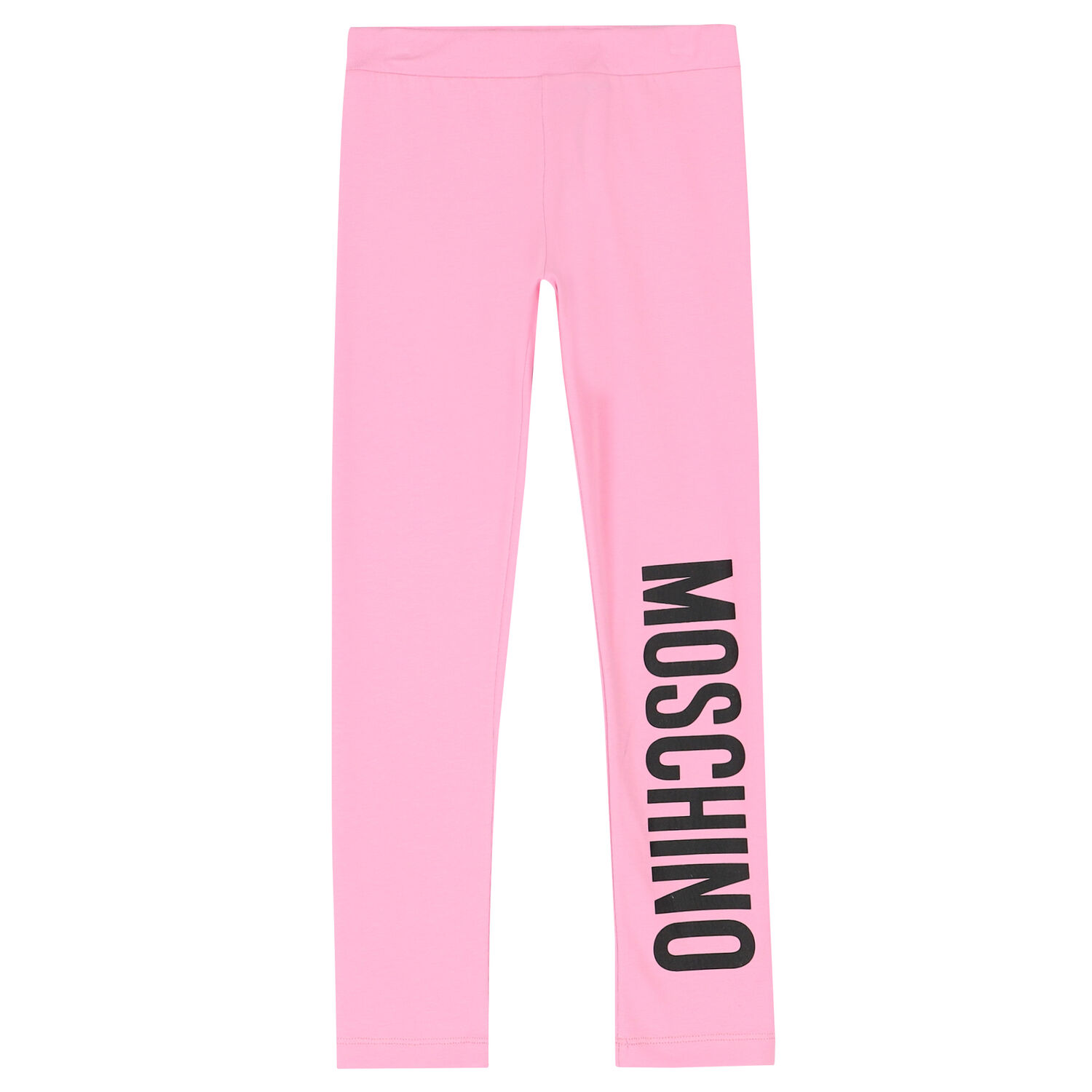Girls Pink Logo Leggings, 3, hi-res