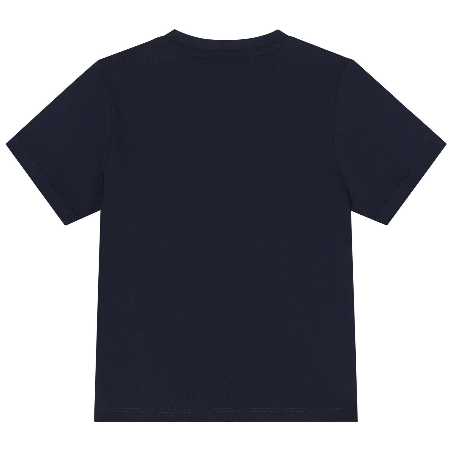 Younger Boys Navy Blue Logo T-Shirt, 2, hi-res