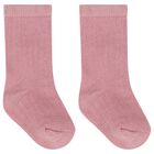 Baby Girls Pink, Beige & Ivory Socks ( 6 Pack ), 1, hi-res