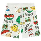Boys Ivory Shorts, 1, hi-res
