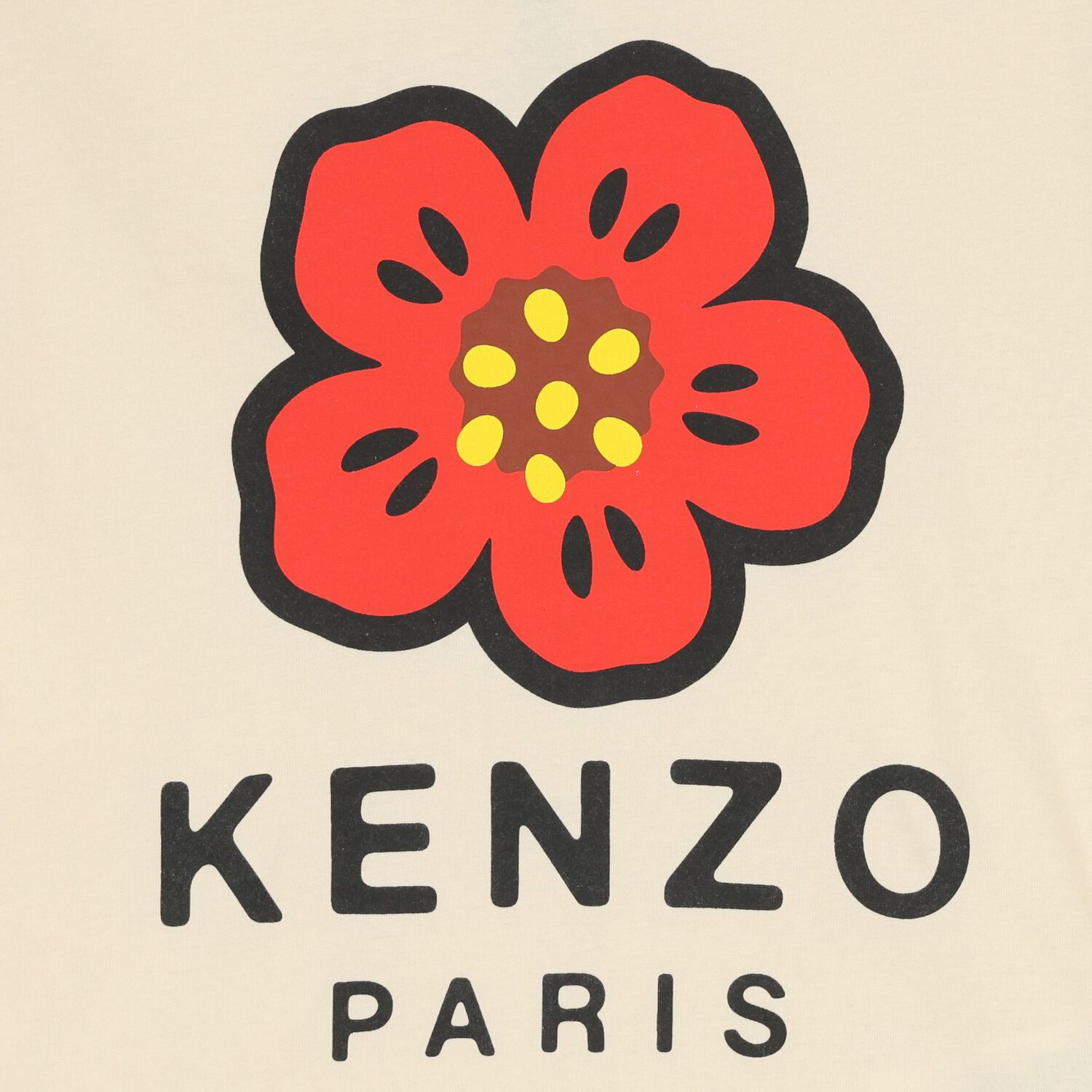 Ivory Boke Flower T-Shirt, 1, hi-res