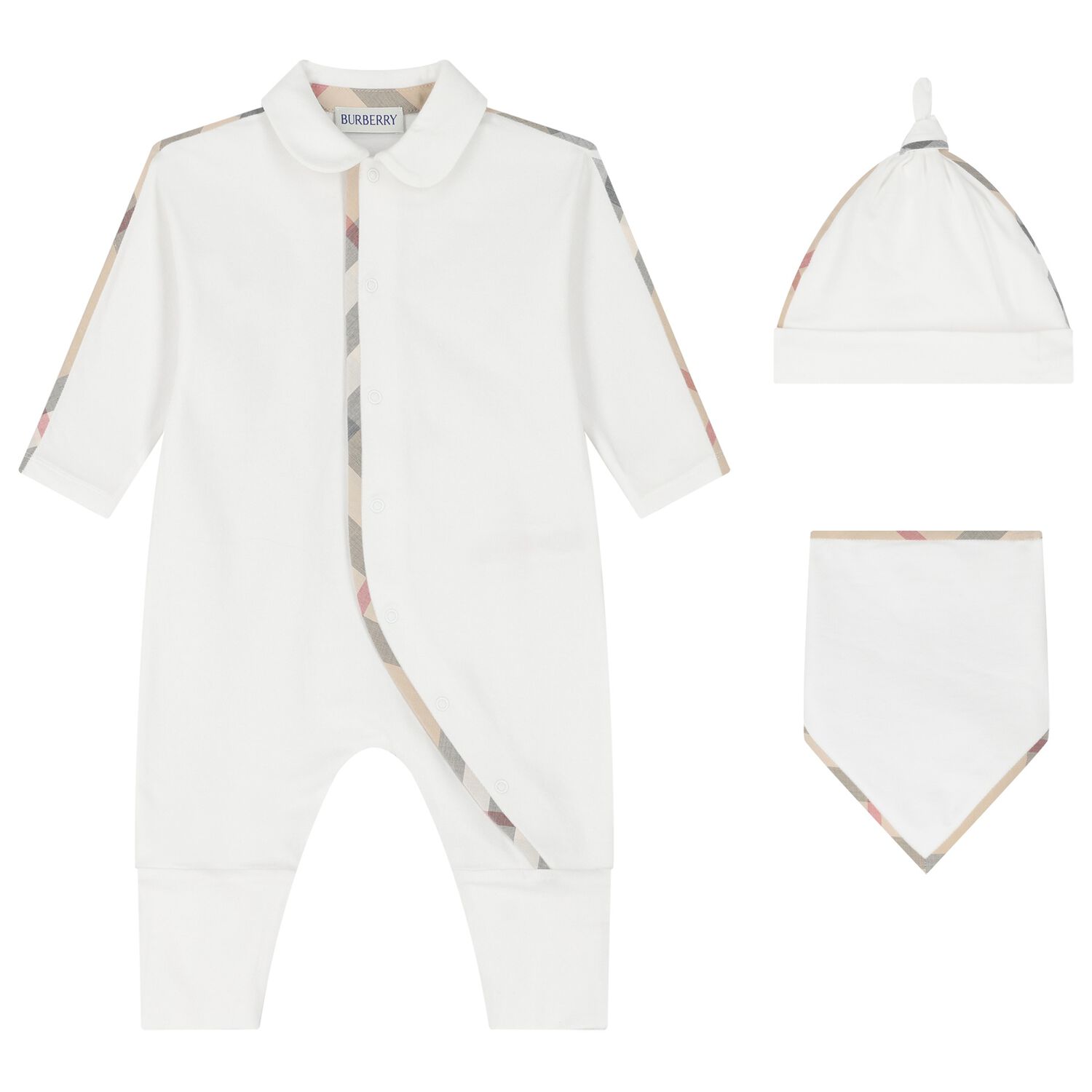 White Romper Baby Gift Set, 3, hi-res image number null