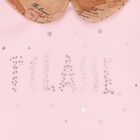 Baby Girls Pink & Beige Geo Map Babygrow Gift Set, 2, hi-res