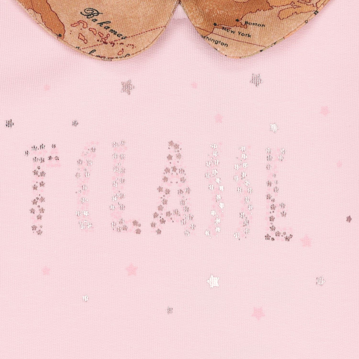 Baby Girls Pink & Beige Geo Map Babygrow Gift Set, 2, hi-res