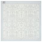 Ivory & Blue Toile de Jouy Baby Swaddle Carré Blanket, 1, hi-res