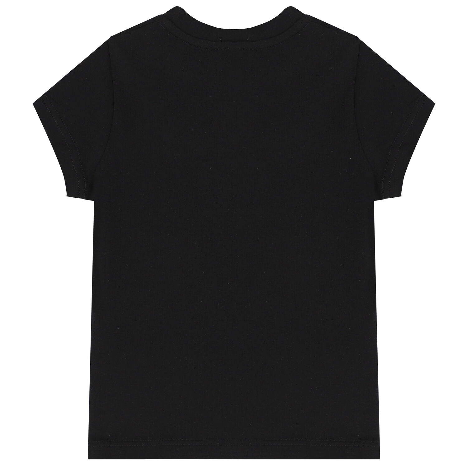 Girls Black Logo T-Shirt, 2, hi-res