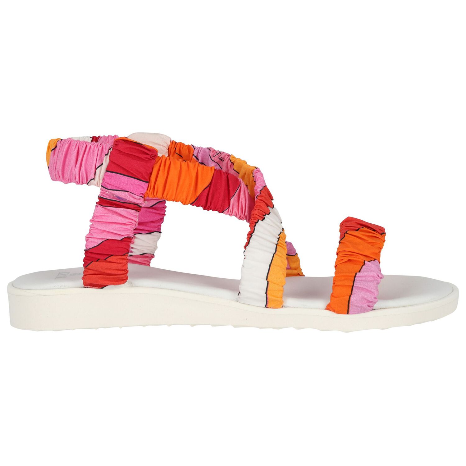 Girls Pink & Orange Sandals, 1, hi-res