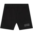 Black Logo Shorts, 3, hi-res
