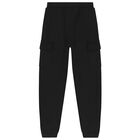 Girls Black Tracksuit, 1, hi-res