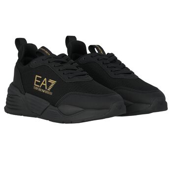 Black Logo Trainers