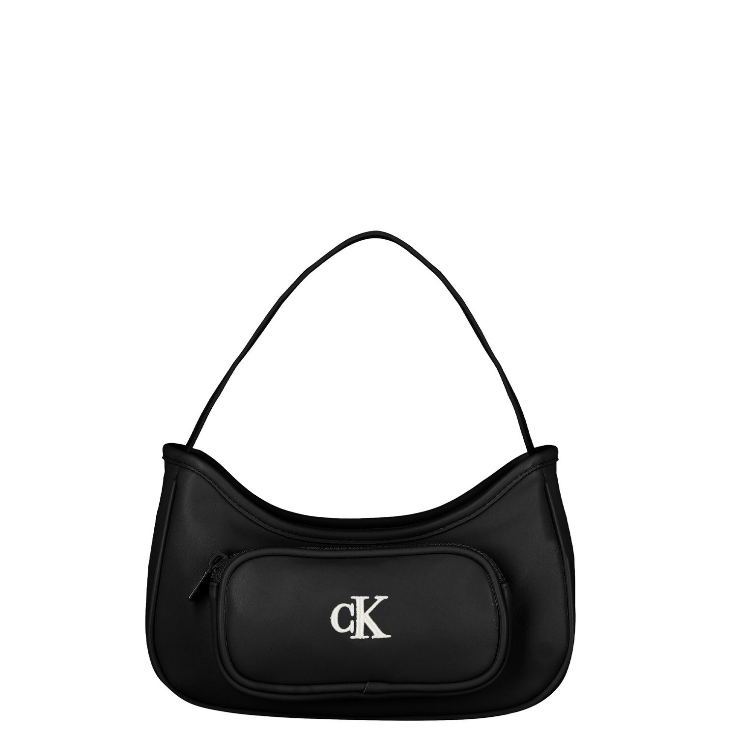 Girls Black Leather Handbag, 1, hi-res
