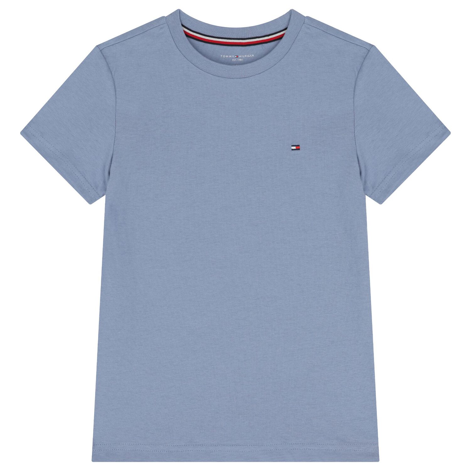 Boys Navy Blue & Blue Cotton Logo T-Shirts ( 2-Pack ), 4, hi-res