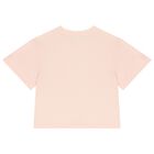 Girls Pink Logo T-Shirt, 2, hi-res