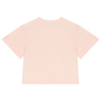 Girls Pink Logo T-Shirt