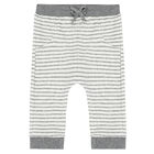 Baby Boys Grey & White 3 Piece Tracksuit, 1, hi-res