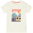Boys Ivory Logo T-Shirt, 1, hi-res