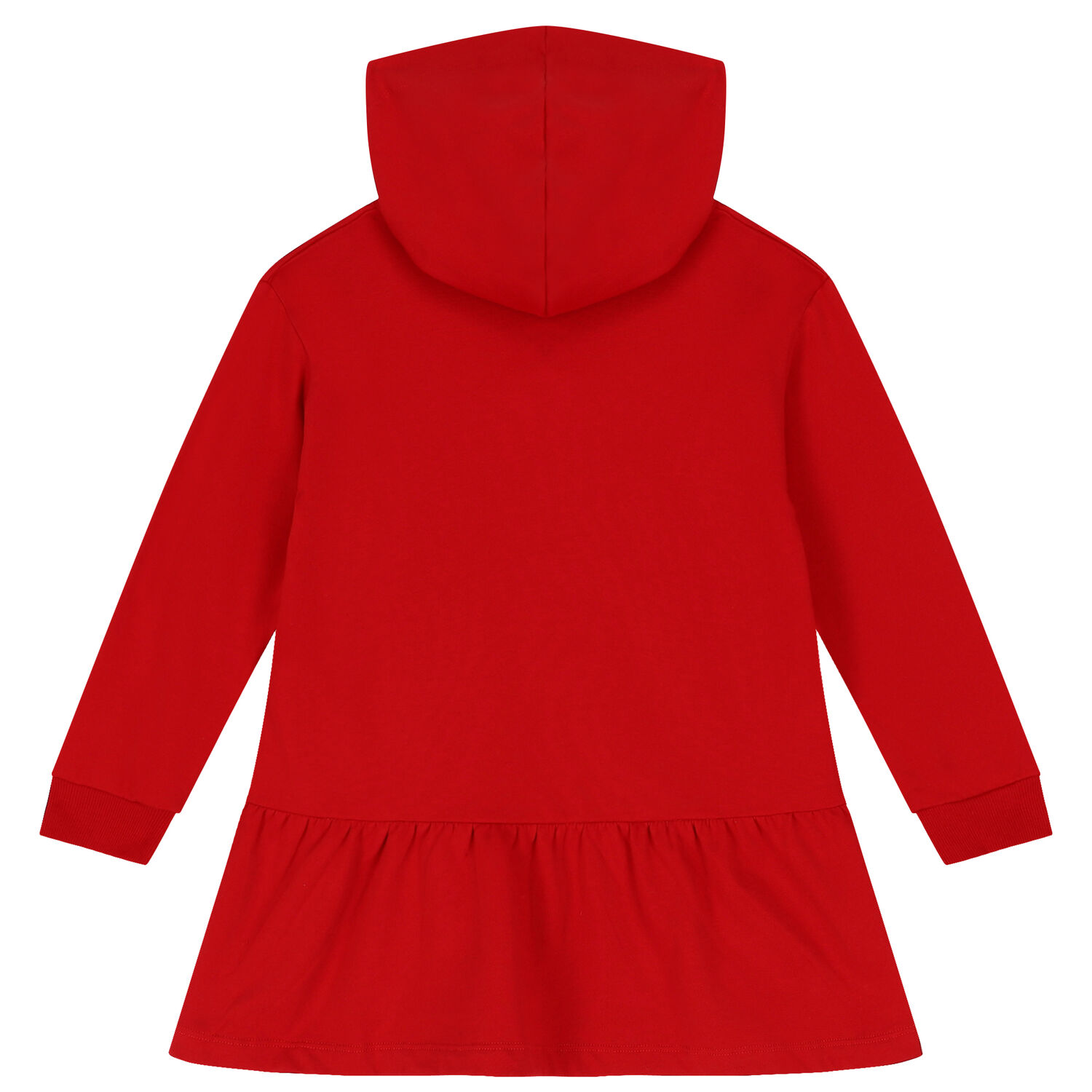 Girls Red Hooded Dress, 1, hi-res image number null