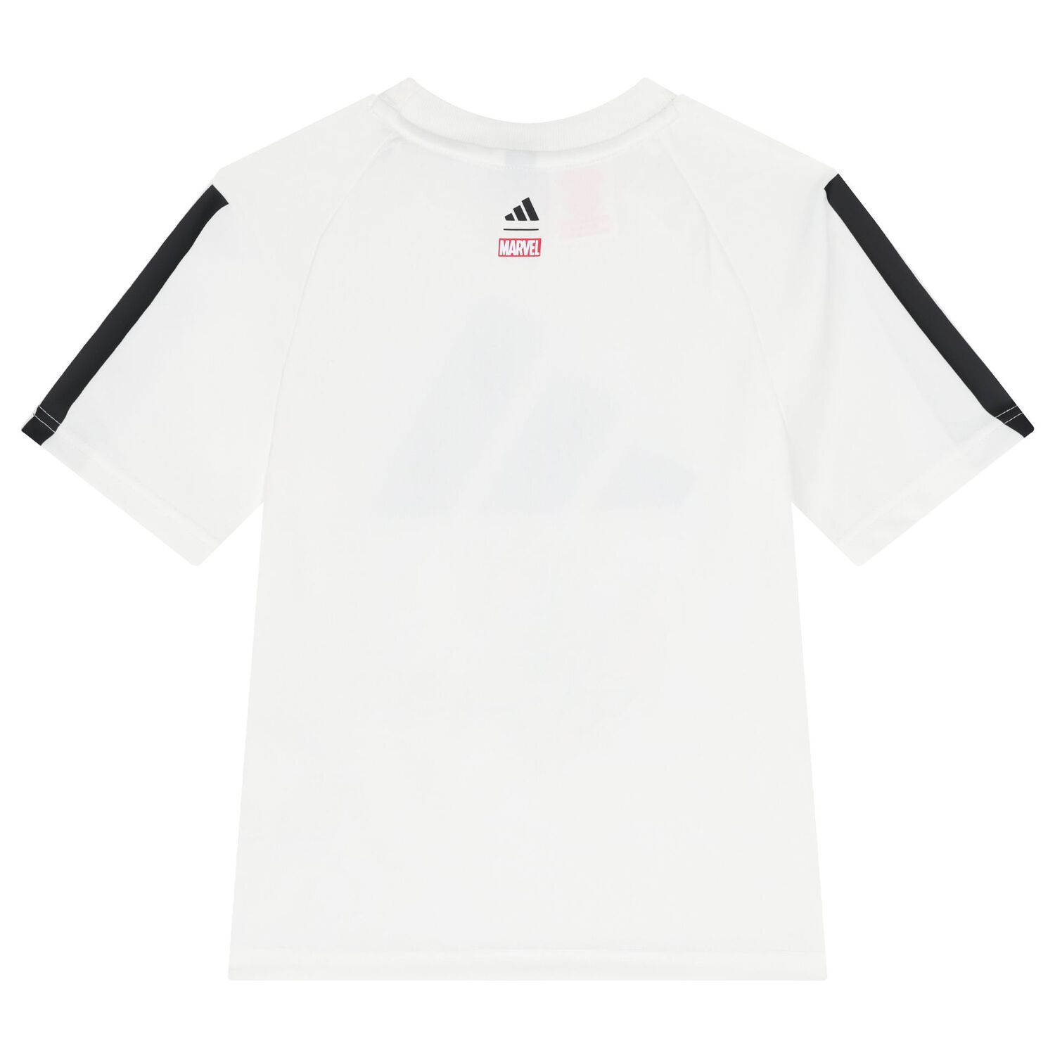 Boys White Marvel Logo T-Shirt, 1, hi-res