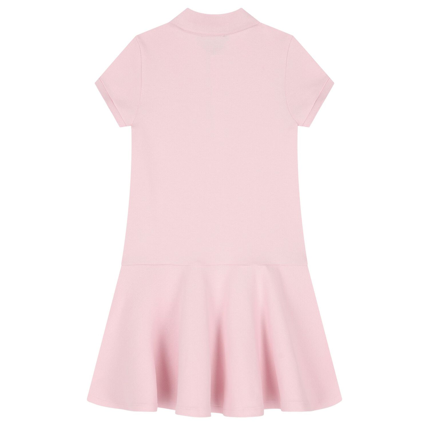 Girls Pink Logo Polo Dress, 1, hi-res