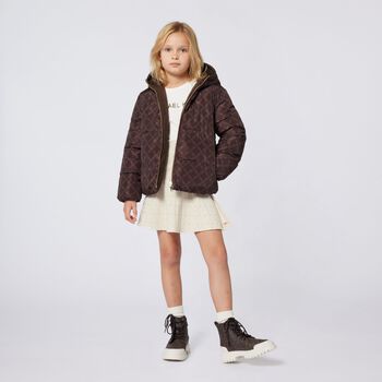 Girls White Logo T-Shirt