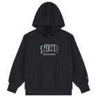 Boys Black & Green Logo Hooded Top, 1, hi-res