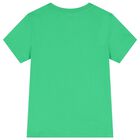 Boys Green Logo T-Shirt, 1, hi-res