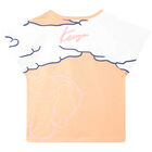 Girls Orange Logo T-Shirt, 1, hi-res