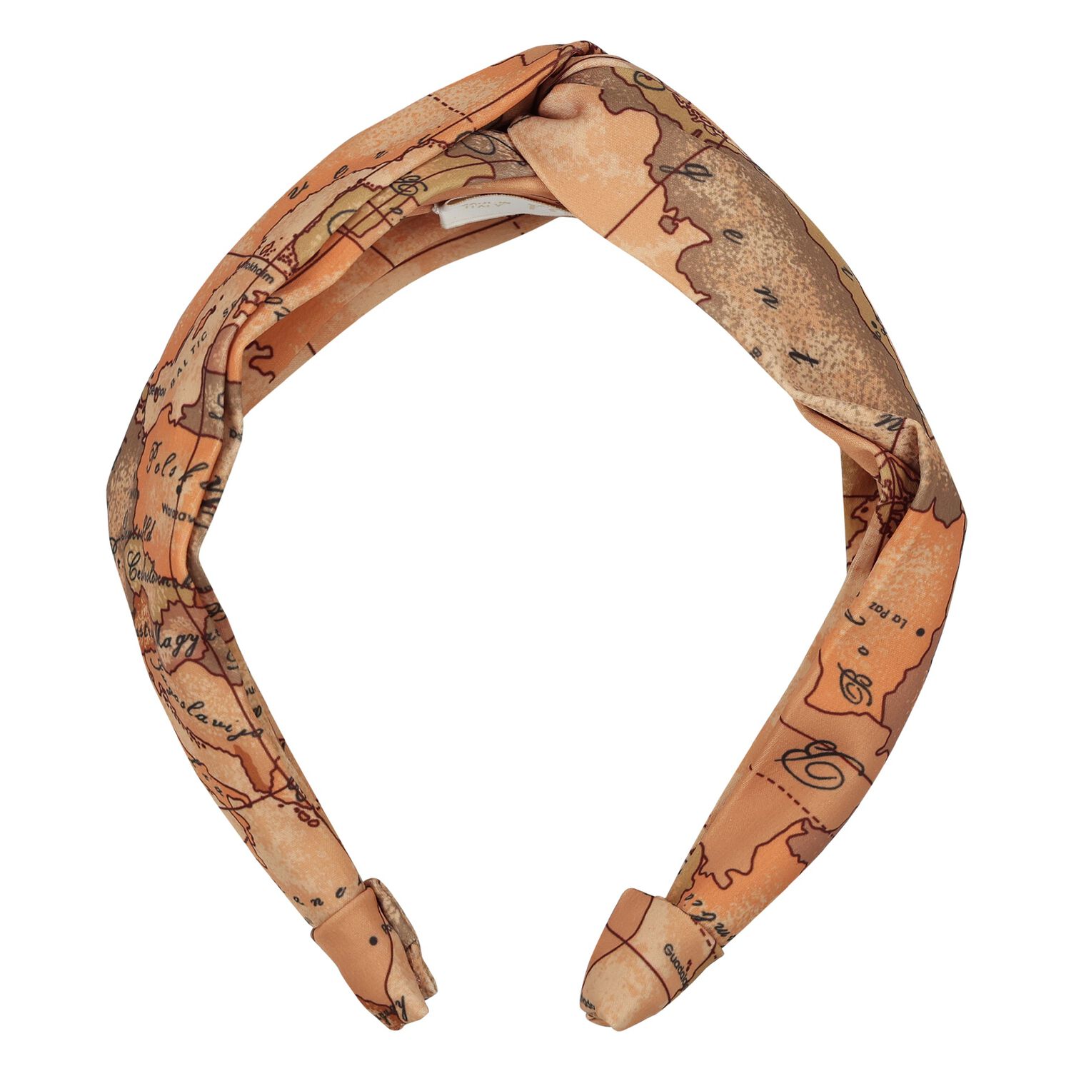 Girls Beige Geo Map Headband, 1, hi-res