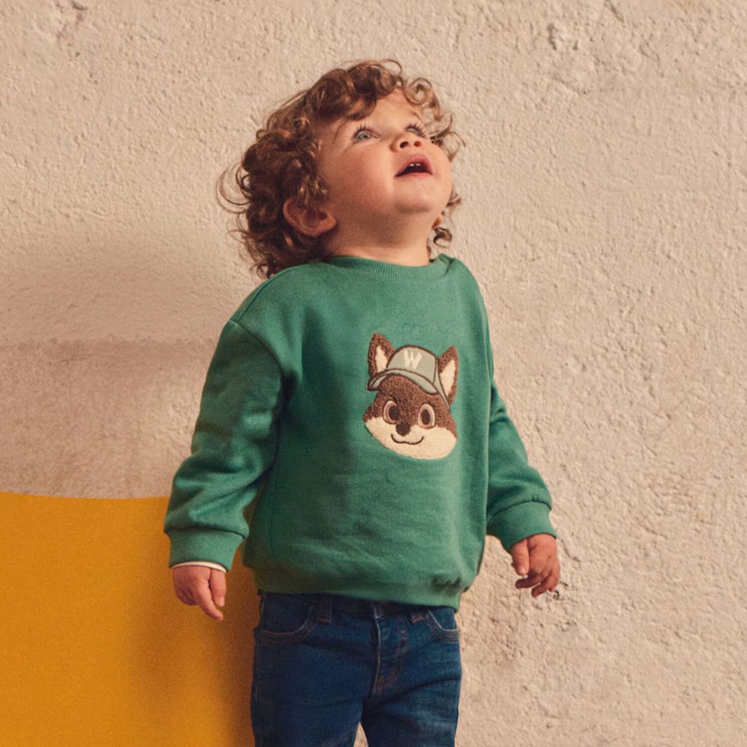 Younger Boys Blue Denim Jeans, 1, hi-res