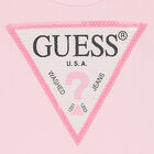 Girls Pink Logo Sweatshirt Dress, 1, hi-res