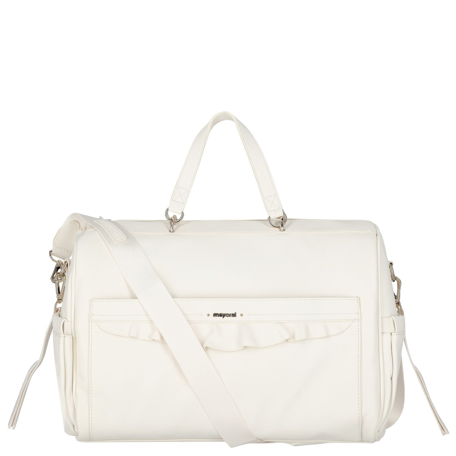 Ivory Logo Baby Changing Bag, 1, hi-res