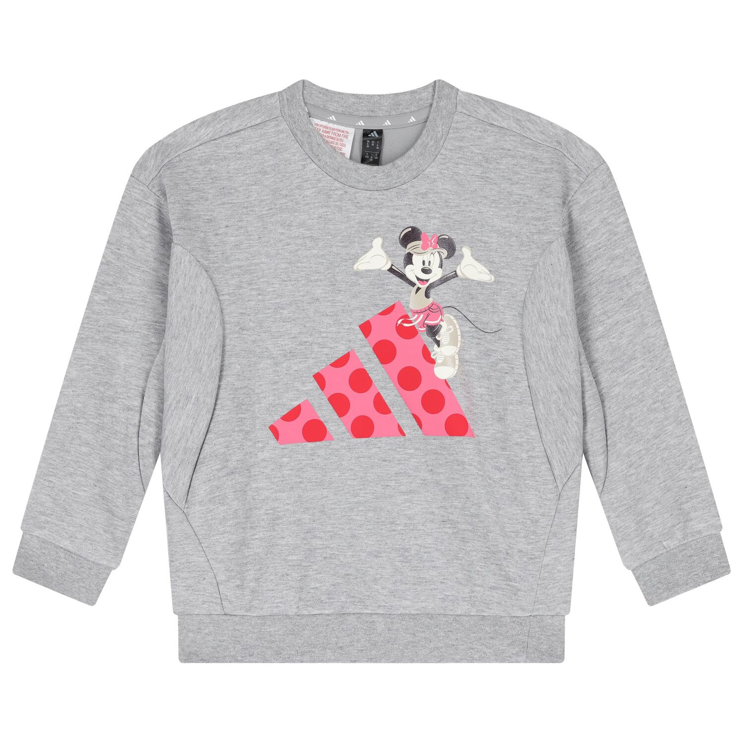 Girls Grey & Pink Minnie Mouse Leggings Set, 1, hi-res