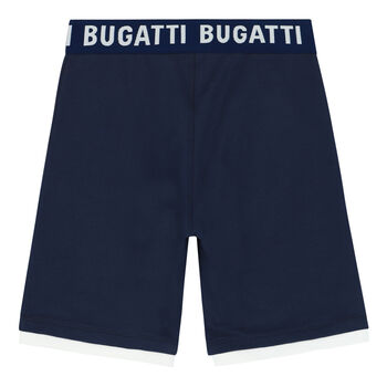 Boys Navy Logo Shorts
