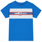 Boys Blue Logo T-Shirt, 1, hi-res