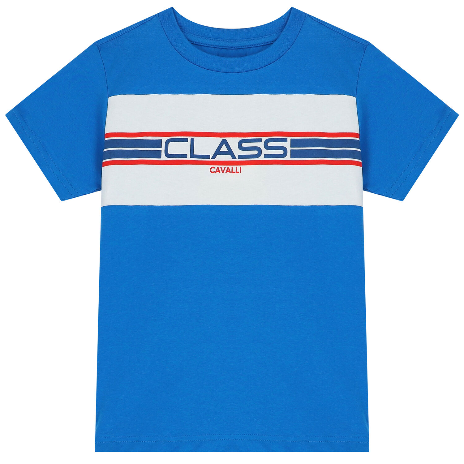 Boys Blue Logo T-Shirt, 1, hi-res