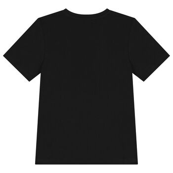 Boys Black Logo T-Shirt