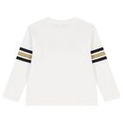Boys White, Beige & Grey Tracksuit Set ( 3 Piece ), 3, hi-res